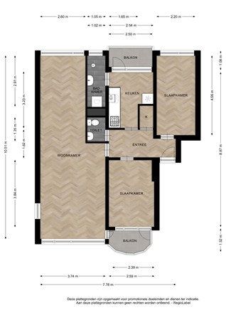 Floorplan - Douwelerwetering 63, 7417 TS Deventer